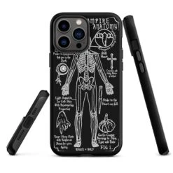 Vampire Anatomy Tough Phone Case For IPhone -Rogue & Wolf Shop tough case for iphone matte iphone 13 pro max front 65265fc3e78e7