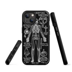 Vampire Anatomy Tough Phone Case For IPhone -Rogue & Wolf Shop tough case for iphone matte iphone 14 front 65265fc3e7978