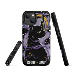 Witch Kitten Tough Phone Case For IPhone -Rogue & Wolf Shop tough case for iphone matte iphone 14 front 6526607acd634