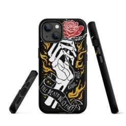 Till Death Do Us Part Tough Phone Case For IPhone -Rogue & Wolf Shop tough case for iphone matte iphone 14 front 65266683a8ab4