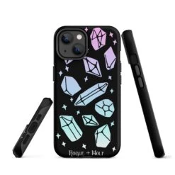 Divination Crystals Tough Phone Case For IPhone -Rogue & Wolf Shop tough case for iphone matte iphone 14 front 65266c56ba460
