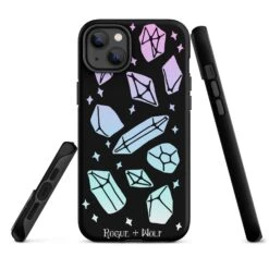 Divination Crystals Tough Phone Case For IPhone -Rogue & Wolf Shop tough case for iphone matte iphone 14 plus front 65266c56ba4af