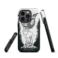 Stag Guardian Tough Phone Case For IPhone -Rogue & Wolf Shop tough case for iphone matte iphone 14 pro front 65265d3ea0d53