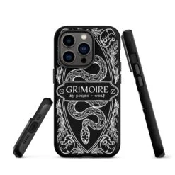 Grimoire Tough Phone Case For IPhone -Rogue & Wolf Shop tough case for iphone matte iphone 14 pro front 6526640f042b2