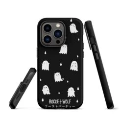 Ghost Party Tough Phone Case For IPhone -Rogue & Wolf Shop tough case for iphone matte iphone 14 pro front 6526685751529