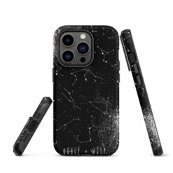 Constellation Tough Phone Case For IPhone -Rogue & Wolf Shop tough case for iphone matte iphone 14 pro front 6538c39963496