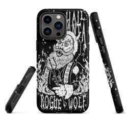 Hail Santa Tough Phone Case For IPhone -Rogue & Wolf Shop tough case for iphone matte iphone 14 pro max front 65256de6a5b36