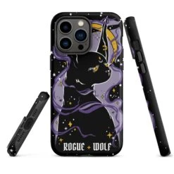 Witch Kitten Tough Phone Case For IPhone -Rogue & Wolf Shop tough case for iphone matte iphone 14 pro max front 6526607acc4fa