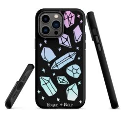 Divination Crystals Tough Phone Case For IPhone -Rogue & Wolf Shop tough case for iphone matte iphone 14 pro max front 65266c56ba55a