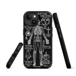 Vampire Anatomy Tough Phone Case For IPhone -Rogue & Wolf Shop tough case for iphone matte iphone 15 front 65265fc3e7ba9