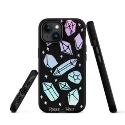 Divination Crystals Tough Phone Case For IPhone -Rogue & Wolf Shop tough case for iphone matte iphone 15 front 65266c56ba5a8