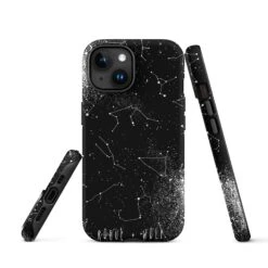 Constellation Tough Phone Case For IPhone -Rogue & Wolf Shop tough case for iphone matte iphone 15 front 6538c3996359f