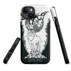 Stag Guardian Tough Phone Case For IPhone -Rogue & Wolf Shop tough case for iphone matte iphone 15 plus front 65265d3ea0e34