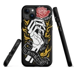 Till Death Do Us Part Tough Phone Case For IPhone -Rogue & Wolf Shop tough case for iphone matte iphone 15 plus front 65266683a8d0a