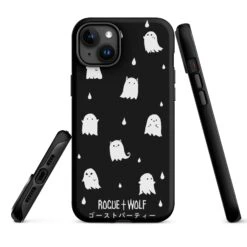 Ghost Party Tough Phone Case For IPhone -Rogue & Wolf Shop tough case for iphone matte iphone 15 plus front 652668575167f