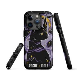 Witch Kitten Tough Phone Case For IPhone -Rogue & Wolf Shop tough case for iphone matte iphone 15 pro front 6526607acd7e0