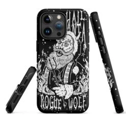 Hail Santa Tough Phone Case For IPhone -Rogue & Wolf Shop tough case for iphone matte iphone 15 pro max front 65256de6a427c