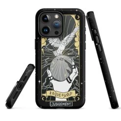 Judgement Tarot Tough Phone Case For IPhone -Rogue & Wolf Shop tough case for iphone matte iphone 15 pro max front 65266fcdb9a51