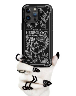 Book Of Herbology B&W Tough Phone Case For IPhone
