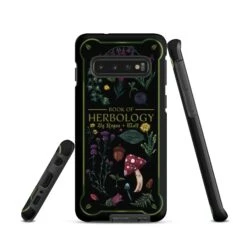 Book Of Herbology Tough Phone Case For Samsung -Rogue & Wolf Shop tough case for samsung matte samsung galaxy s10 front 652513e1454e6