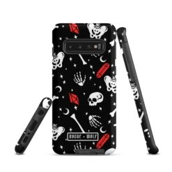 Skulls & Crystals Tough Phone Case For Samsung 25 Skulls & Crystals Tough Phone Case For Samsung -Rogue & Wolf Shop tough case for samsung matte samsung galaxy s10 front 65265df757d16
