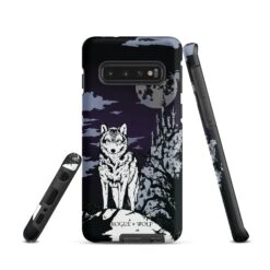 Castle Whitewolf Tough Phone Case For Samsung -Rogue & Wolf Shop tough case for samsung matte samsung galaxy s10 front 65265ef0cd765