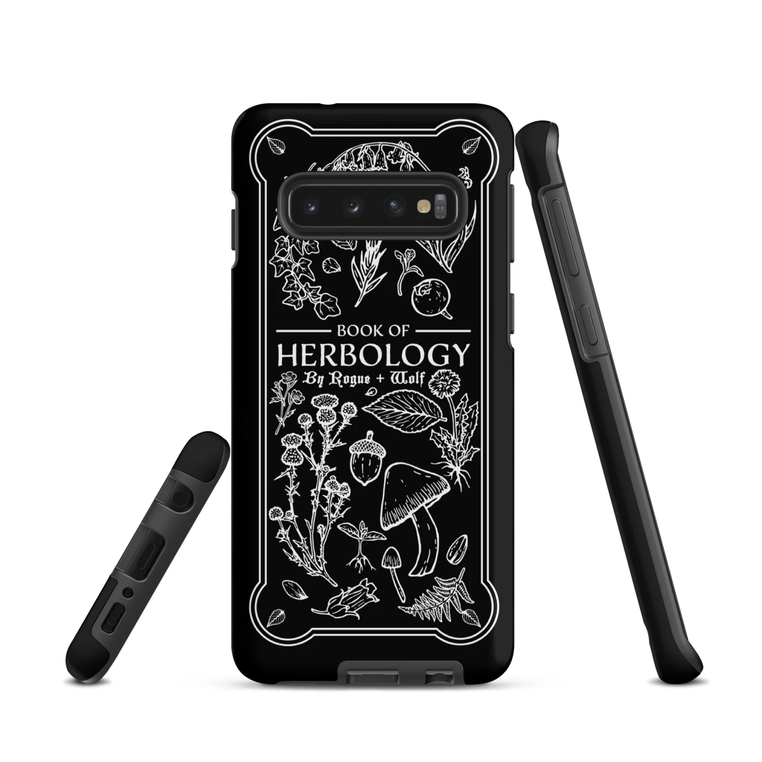 Book Of Herbology B&W Tough Phone Case For Samsung 5 Book Of Herbology B&W Tough Phone Case For Samsung - Image 3