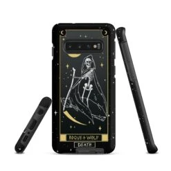 Death Tarot [Phones] Tough Phone Case For Samsung -Rogue & Wolf Shop tough case for samsung matte samsung galaxy s10 front 6526706febf1b