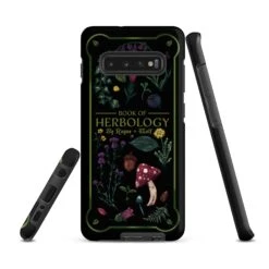 Book Of Herbology Tough Phone Case For Samsung -Rogue & Wolf Shop tough case for samsung matte samsung galaxy s10 plus front 652513e1455b2