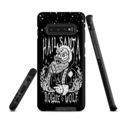 Hail Santa Tough Phone Case For Samsung 24 Hail Santa Tough Phone Case For Samsung -Rogue & Wolf Shop tough case for samsung matte samsung galaxy s10 plus front 65256d7c3580b