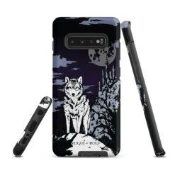 Castle Whitewolf Tough Phone Case For Samsung -Rogue & Wolf Shop tough case for samsung matte samsung galaxy s10 plus front 65265ef0cd816