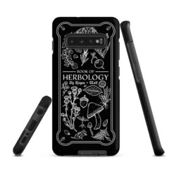 Book Of Herbology B&W Tough Phone Case For Samsung 25 Book Of Herbology B&W Tough Phone Case For Samsung -Rogue & Wolf Shop tough case for samsung matte samsung galaxy s10 plus front 6526632f73204