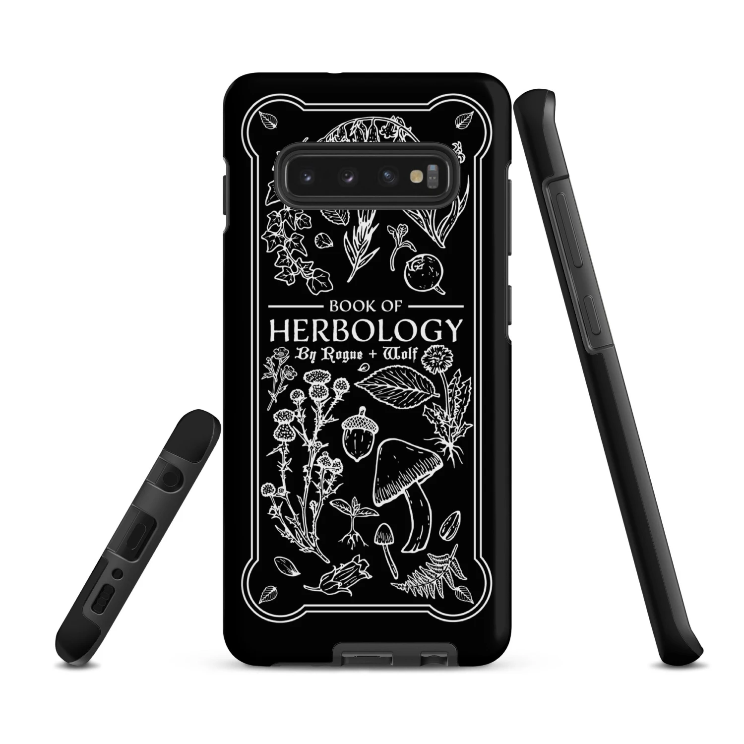 Book Of Herbology B&W Tough Phone Case For Samsung 6 Book Of Herbology B&W Tough Phone Case For Samsung - Image 4