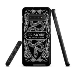 Grimoire Tough Phone Case For Samsung -Rogue & Wolf Shop tough case for samsung matte samsung galaxy s10 plus front 652663d885120
