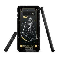 Death Tarot [Phones] Tough Phone Case For Samsung -Rogue & Wolf Shop tough case for samsung matte samsung galaxy s10 plus front 6526706febfb1