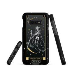 Death Tarot [Phones] Tough Phone Case For Samsung -Rogue & Wolf Shop tough case for samsung matte samsung galaxy s10e front 6526706fec01d