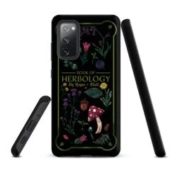 Book Of Herbology Tough Phone Case For Samsung -Rogue & Wolf Shop tough case for samsung matte samsung galaxy s20 fe front 652513e1456ec