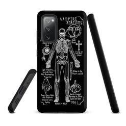 Vampire Anatomy Tough Phone Case For Samsung -Rogue & Wolf Shop tough case for samsung matte samsung galaxy s20 fe front 65265f757f2ae