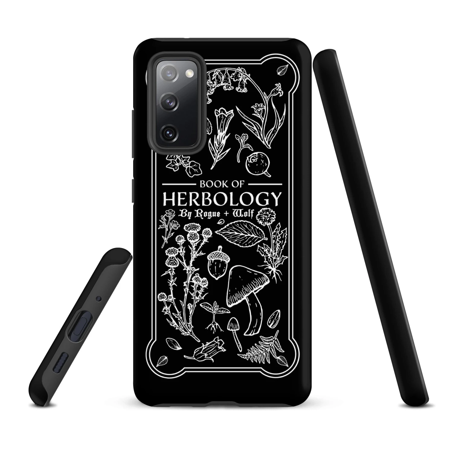Book Of Herbology B&W Tough Phone Case For Samsung 9 Book Of Herbology B&W Tough Phone Case For Samsung - Image 7