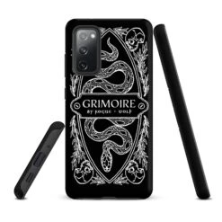 Grimoire Tough Phone Case For Samsung -Rogue & Wolf Shop tough case for samsung matte samsung galaxy s20 fe front 652663d8852dc