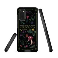 Book Of Herbology Tough Phone Case For Samsung -Rogue & Wolf Shop tough case for samsung matte samsung galaxy s20 front 652513e14568b