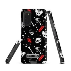 Skulls & Crystals Tough Phone Case For Samsung 28 Skulls & Crystals Tough Phone Case For Samsung -Rogue & Wolf Shop tough case for samsung matte samsung galaxy s20 front 65265df757e7e