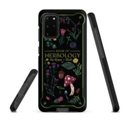 Book Of Herbology Tough Phone Case For Samsung -Rogue & Wolf Shop tough case for samsung matte samsung galaxy s20 plus front 652513e14574c