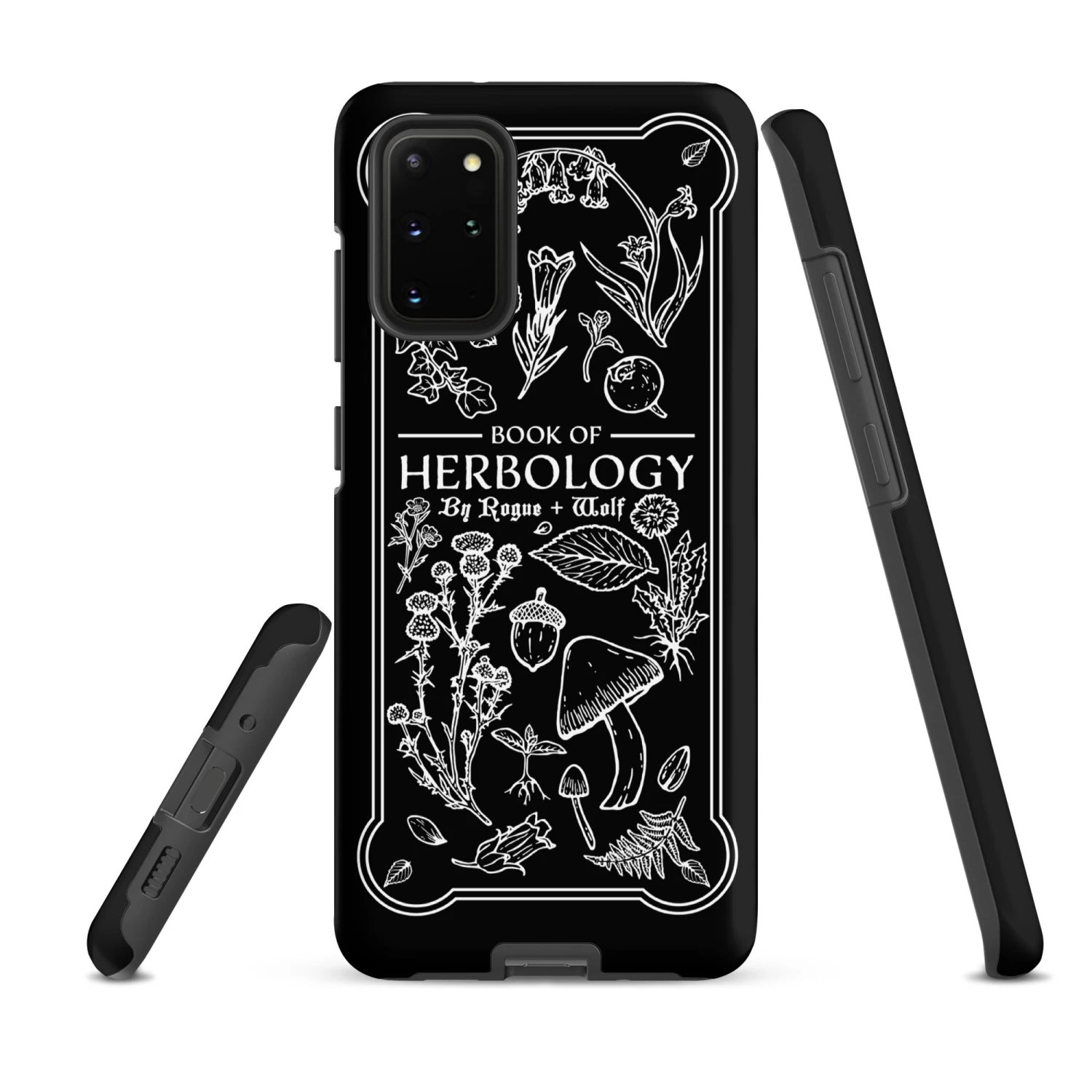 Book Of Herbology B&W Tough Phone Case For Samsung 10 Book Of Herbology B&W Tough Phone Case For Samsung - Image 8