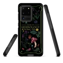 Book Of Herbology Tough Phone Case For Samsung -Rogue & Wolf Shop tough case for samsung matte samsung galaxy s20 ultra front 652513e1457ab