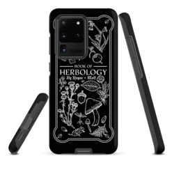 Book Of Herbology B&W Tough Phone Case For Samsung 30 Book Of Herbology B&W Tough Phone Case For Samsung -Rogue & Wolf Shop tough case for samsung matte samsung galaxy s20 ultra front 6526632f73562