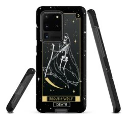 Death Tarot [Phones] Tough Phone Case For Samsung -Rogue & Wolf Shop tough case for samsung matte samsung galaxy s20 ultra front 6526706fec1dc