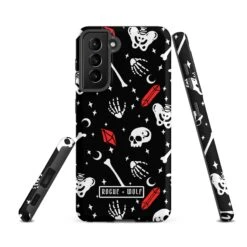 Skulls & Crystals Tough Phone Case For Samsung 33 Skulls & Crystals Tough Phone Case For Samsung -Rogue & Wolf Shop tough case for samsung matte samsung galaxy s21 fe front 65265df758052