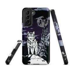 Castle Whitewolf Tough Phone Case For Samsung -Rogue & Wolf Shop tough case for samsung matte samsung galaxy s21 fe front 65265ef0cdbda