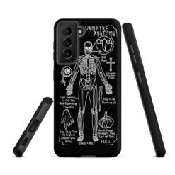 Vampire Anatomy Tough Phone Case For Samsung -Rogue & Wolf Shop tough case for samsung matte samsung galaxy s21 fe front 65265f757f497
